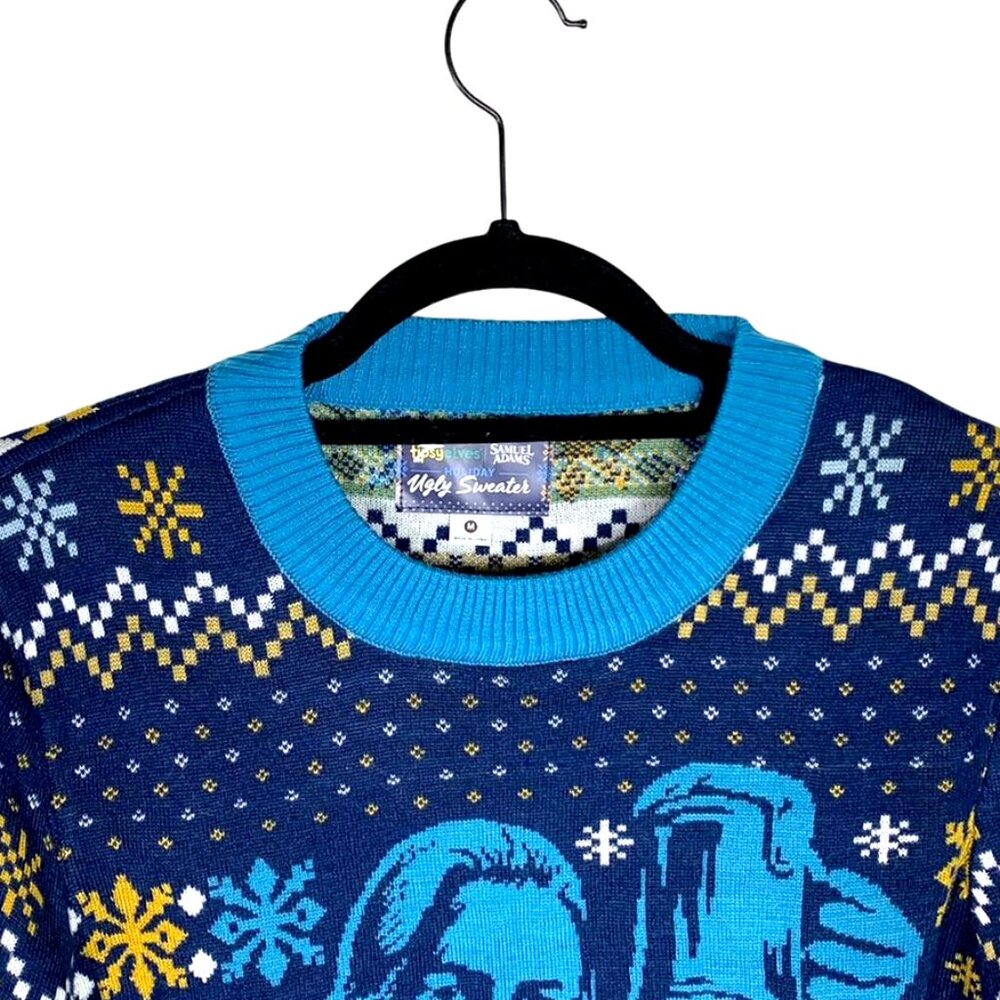 SAM ADAMS  Electric “Ugly" Christmas Sweater - LIGHTS UP! - Picture 4 of 9
